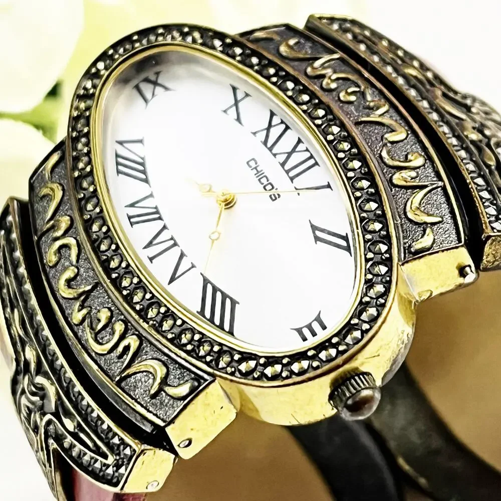 Chico's Hinged Cuff Watch